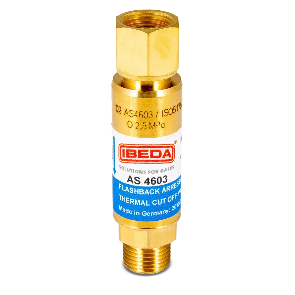 Oxygen Flashback Arrestor - Regulator Mount