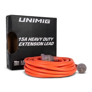 UNIMIG 10m 15A Heavy Duty Extension Cord U51006